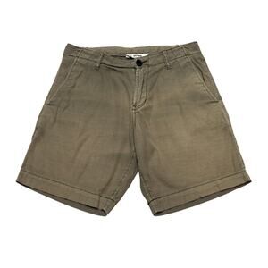 Buck Mason Walk Shorts Men's 28 7.5" Vintage Canvas Quiet Luxury